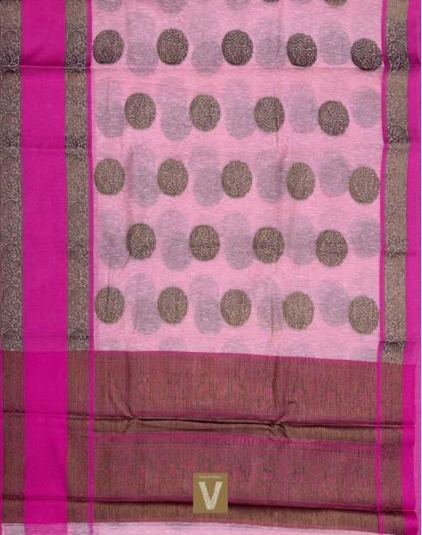 Linen by chanderi  saree-VLNP-2469