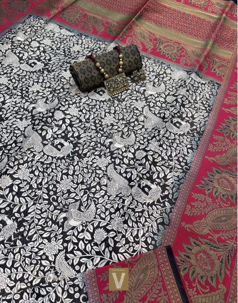 Soft silk sarees-VSSS-1878