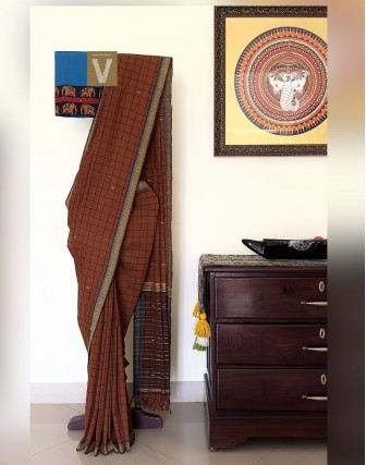 Kasargod handloom saree-VKAS-2403