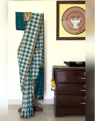 Kasargod handloom saree-VKAS-2404