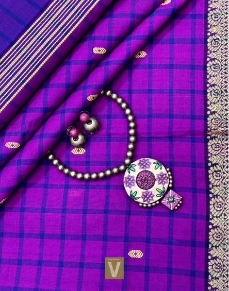 Kasargod handloom saree-VKAS-2402