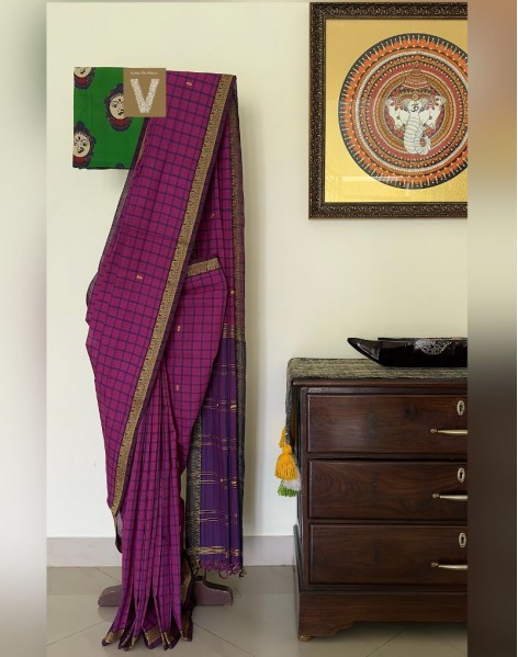 Kasargod handloom saree-VKAS-2402