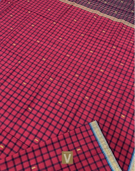 Kasargod handloom saree-VKAS-2405