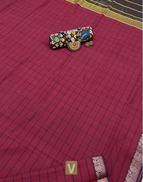 Kasargod handloom saree-VKAS-2409