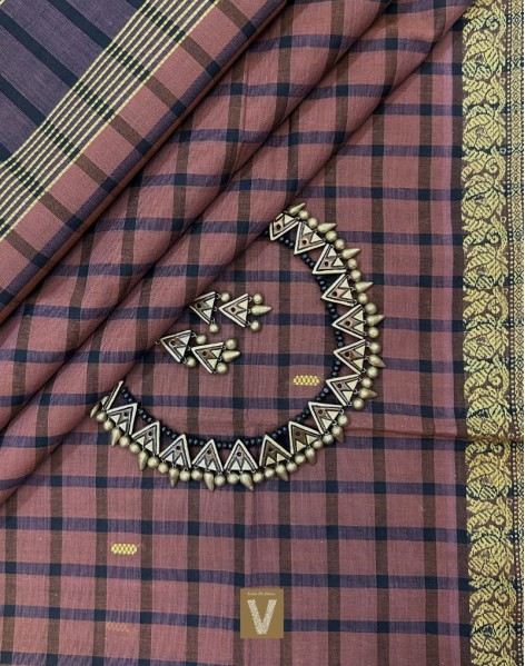 Kasargod handloom saree-VKAS-2410
