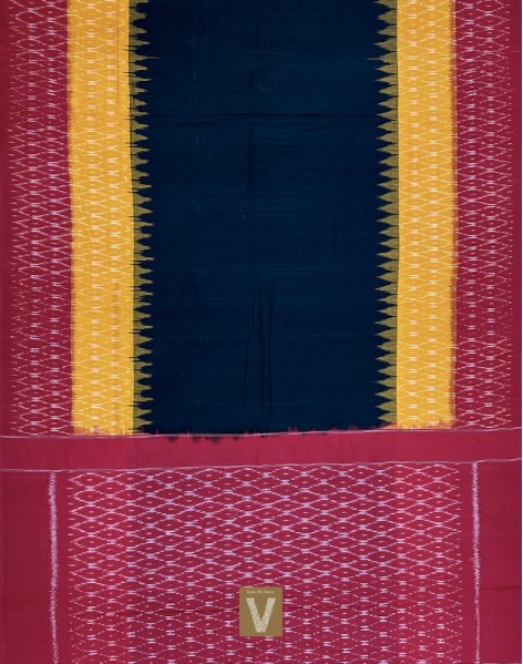 Double ikkat cotton saree-VMIS-2426