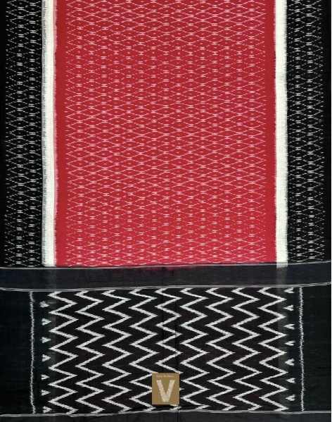 Double ikkat cotton saree-VMIS-2427