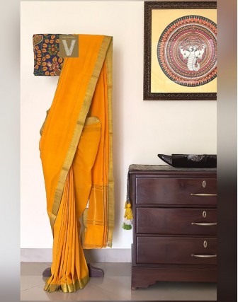 Mangalgiri cotton saree-VMNG-2446