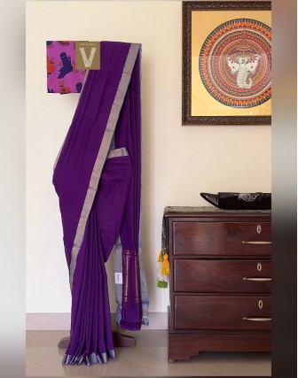 Mangalgiri cotton saree-VMNG-2449