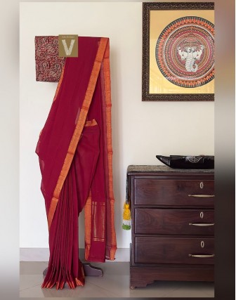 Mangalgiri cotton saree-VMNG-2450(SOLD OUT)