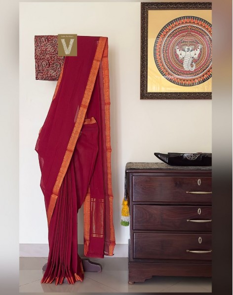 Mangalgiri cotton saree-VMNG-2450(SOLD OUT)