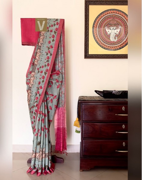 Matka silk sarees VMTK-2417
