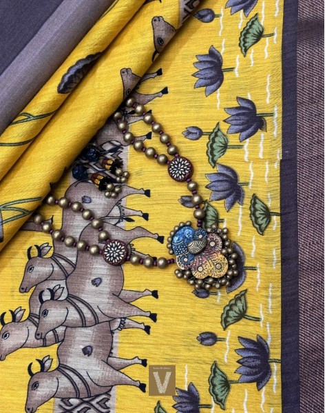 Matka silk sarees VMTK-2418