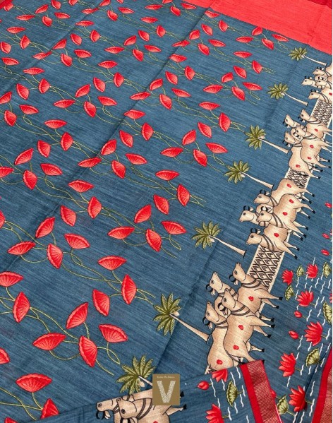 Matka silk sarees VMTK-2416