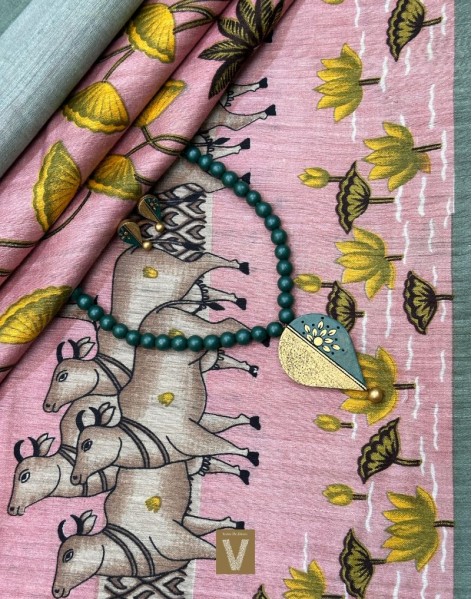 Matka silk sarees VMTK-2419