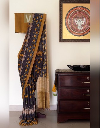 Matka silk sarees VMTK-2420(PRE-ORDER)