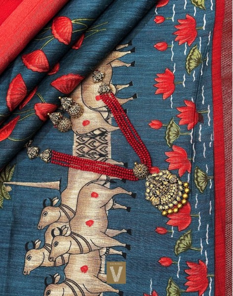 Matka silk sarees VMTK-2416