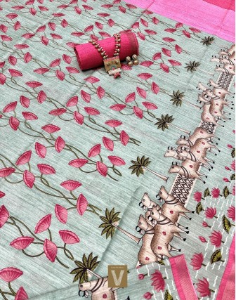 Matka silk sarees VMTK-2417