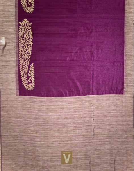 Semi Raw silk sarees-VSRW-1811