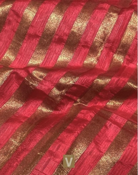 Semi Raw silk sarees-VSRW-1809
