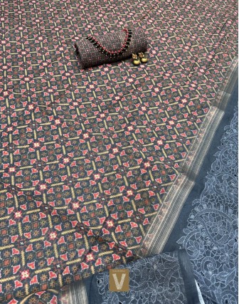 Chanderi silk cotton-VCHS-2345