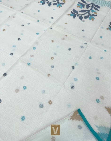Kolkata organic cotton saree-VKOC-2310