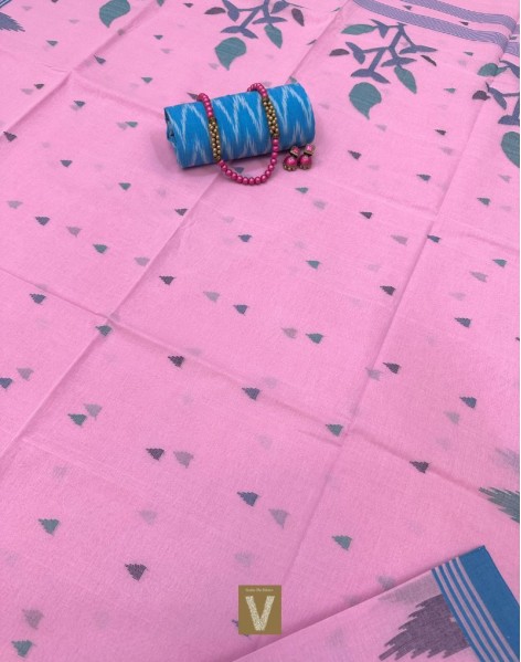 Kolkata organic cotton saree-VKOC-2311