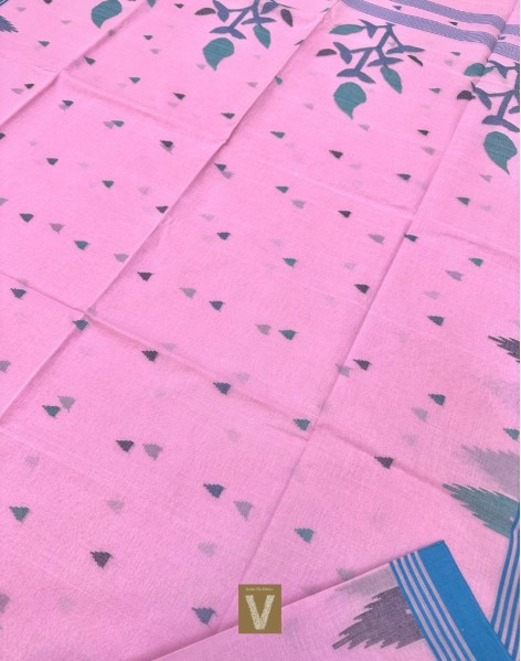 Kolkata organic cotton saree-VKOC-2311