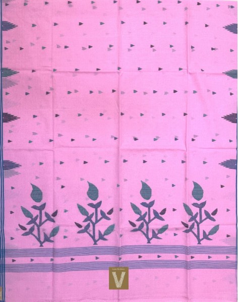 Kolkata organic cotton saree-VKOC-2311