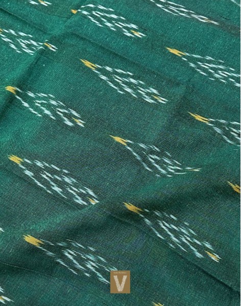 Kolkata organic cotton saree-VKOC-2316