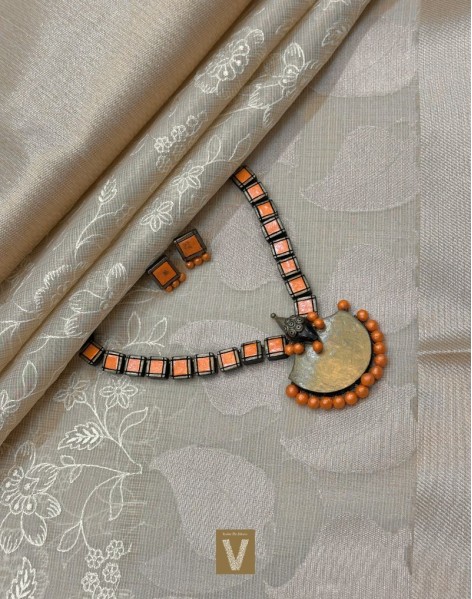 Kota silk tissue saree -VKTS-2353