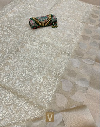 Kota silk tissue saree -VKTS-2354