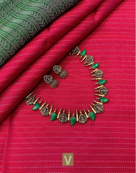 Raw silk saree -VRSS-2317