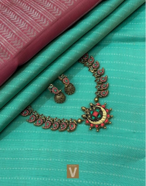 Raw silk saree -VRSS-2319