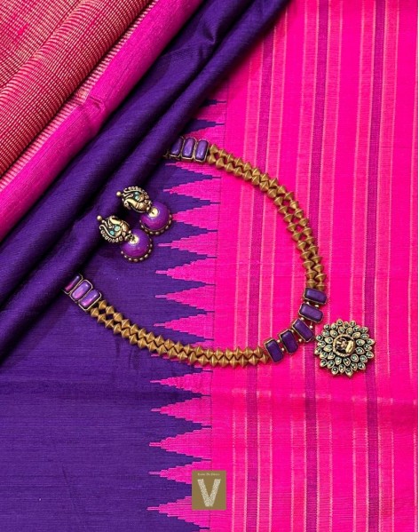 Raw silk saree -VRSS-2333