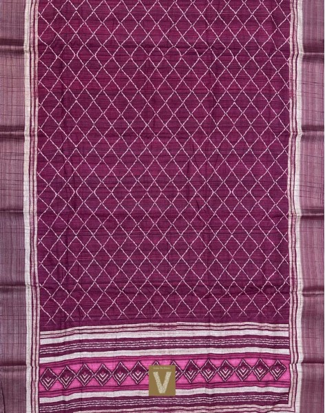 Semi tussar sarees-VSTS-2302