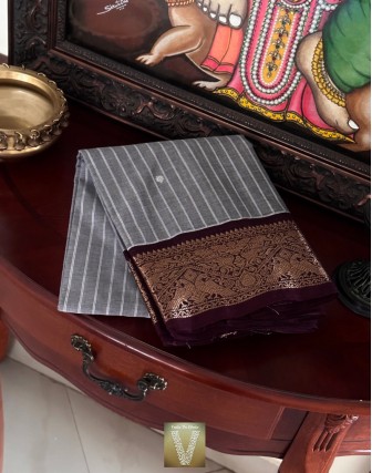 Handloom cotton saree-VHLC-2286