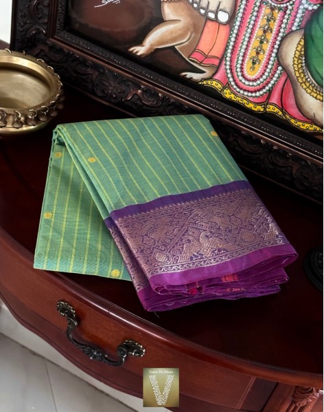 Handloom cotton saree-VHLC-2283