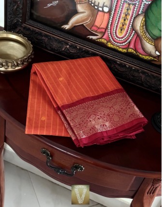 Handloom cotton saree-VHLC-2281