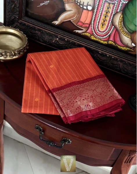 Handloom cotton saree-VHLC-2281