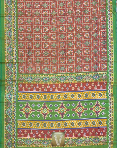 Patola Silk cotton sarees-VPSC-2270
