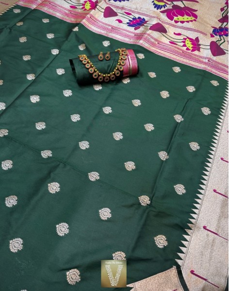 Paithani soft silk sarees-VPAI-2235