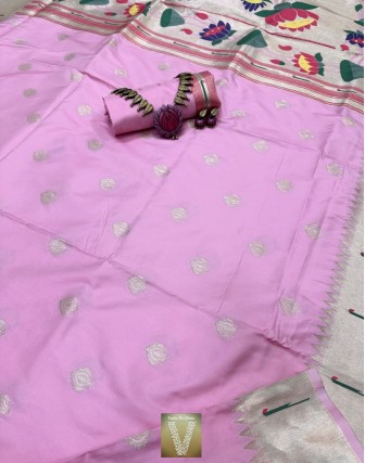 Paithani soft silk sarees-VPAI-2238