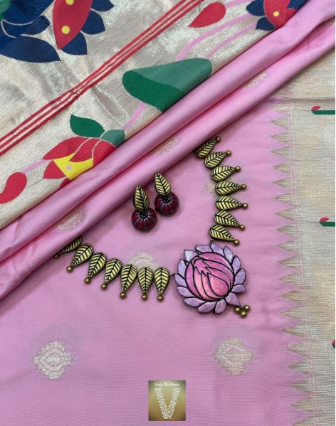 Paithani soft silk sarees-VPAI-2238