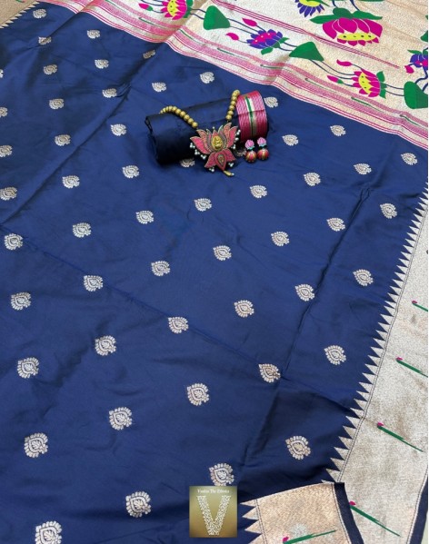 Paithani soft silk sarees-VPAI-2240