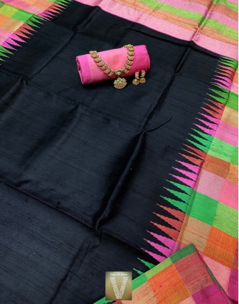 Raw silk saree -VRSS-2252