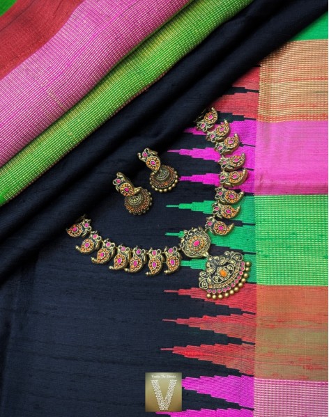Raw silk saree -VRSS-2252