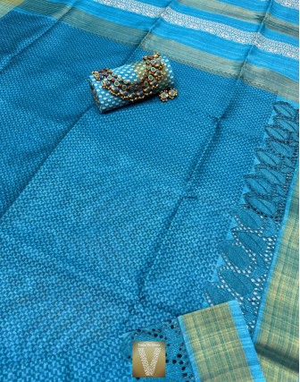 Tussar silk sarees-VTSR-2229