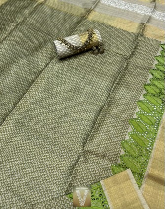 Tussar silk sarees-VTSR-2231