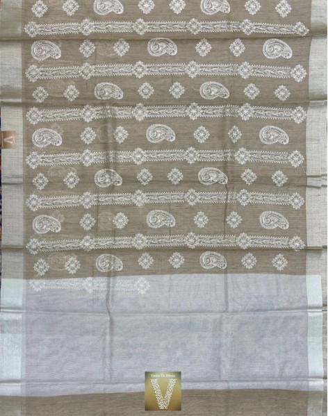 Jute Kota tissue saree -VKJT-2203